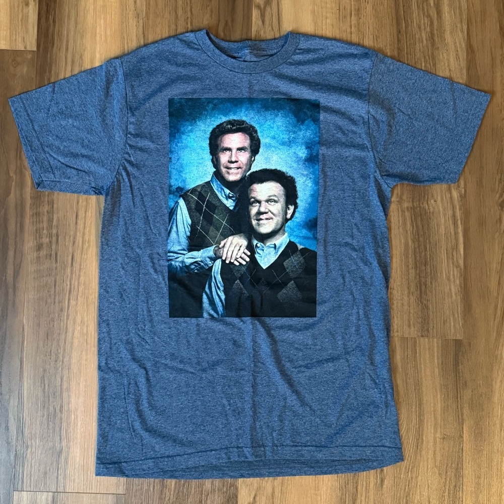 Step Brothers Blue Short Sleeve Tee Size Large